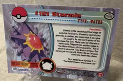 2000 Topps Chrome Pokemon Cards - Series 2 - Starmie #121 NM/LP - Image 2