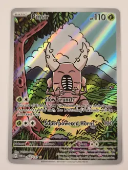 Pokemon TCG Pinsir Twilight Masquerade Holo Card 168/167 - Image 1