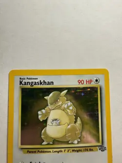 Pokemon TCG Kangaskhan 5/64 Jungle Holo Rare WOTC 1999 Vintage - MP - Image 4
