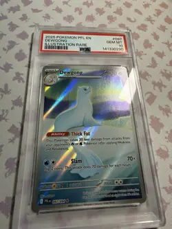 PSA 10 Dewgong 097/094 Pokemon Phantasmal Flames Illustration Rare 2025 GEM MINT - Image 2