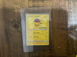 Pokemon Ash's Pikachu SM111 SM Promo Regular English 70 HP Pokemon TCG - Image 1