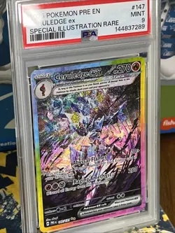 2025 POKEMON PRE EN-PRISMATIC EVOLUTIONS #147 CERULEDGE EX PSA 9 - Image 4