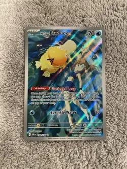 Pokemon Misty's Psyduck 193/182 Destined Rivals Illustration Rare Holo - Image 1