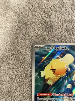 Pokemon Misty's Psyduck 193/182 Destined Rivals Illustration Rare Holo - Image 2