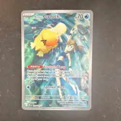 Pokemon Misty's Psyduck 193/182 SV10 Destined Rivals Rare Full Art Holo - Image 1