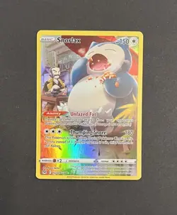 Pokemon Snorlax TG10/TG30 Full Art Holo Rare Lost Origin Near Mint - Image 1