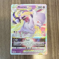 Pokemon Mewtwo VSTAR Ultra Rare Full Art Holo 031/078 Pokemon GO 280 HP - Image 1