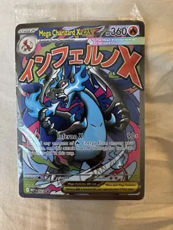 Mega Charizard X EX 023 Mega Evolution Promo Holo Pokemon TCG - Image 1