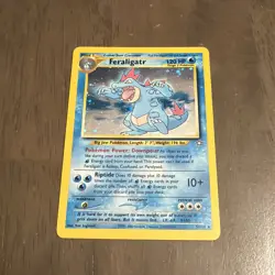 Feraligatr 4/111 Neo Genesis Unlimited Holo Rare Pokemon - Image 1