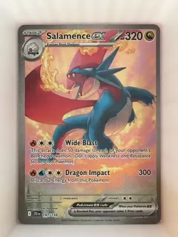 Pokemon TCG Salamence ex 187/159 Special Illustration Rare Journey Together NM - Image 1