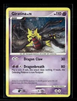 Pokemon 2009 Platinum Giratina #28/127 Holo - Image 1