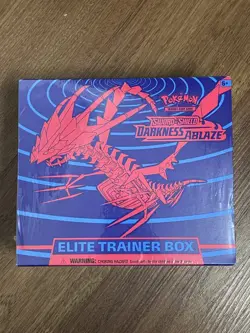 Pokemon TCG: Sword and Shield Darkness Ablaze Elite Trainer Box DAMAGED - Image 1