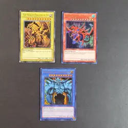 Yugioh TCG - LC01 Card Lot - EN001, EN002, EN003 - NM - Slifer Obelisk & Ra 2010 - Image 2
