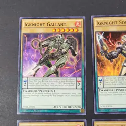 Yugioh - 4x Igknight Card lot / Bundle Squire, Veteran, Gallant, Margrave, LP/NM - Image 3
