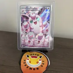Pokemon Wigglytuff Me02: Phantasmal Flames 105/094 Full Illustration Rare Holo - Image 4