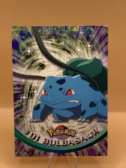 1999 Bulbasaur Topps Tv Pokemon. - Image 1