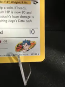 Pokemon Koga's Ditto Gym Challenge Holo Rare 10/132 2000 40 HP English - Image 4