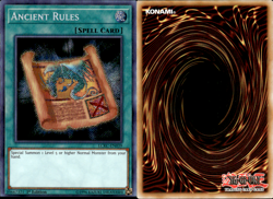 Yugioh Ancient Rules LCKC-EN039 Secret Rare 1st Ed NM - Image 1