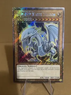 Blue-Eyes White Dragon RA04-EN108 Platinum Secret Rare 1st Ed NM Yugioh - Image 1