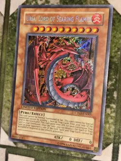 YuGiOh URIA, LORD OF SEARING FLAMES Secret Rare CT03-EN005 - Image 1