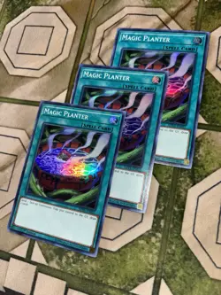 YuGiOh MAGIC PLANTER Super Rare Play Set SHVA-EN055 - Image 1