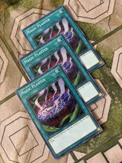 YuGiOh MAGIC PLANTER Super Rare Play Set SHVA-EN055 - Image 2
