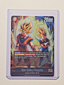 Dragon Ball Super Fusion World Dual Evolution Son Goku / Vegeta SR FB09-082 - Image 3