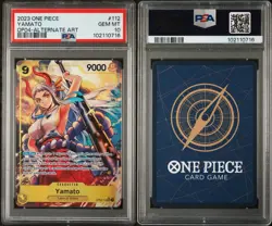 One Piece Kingdoms Of Intrigue Yamato OP04-112 Alt Art PSA 10 English - Image 2