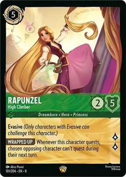Disney Lorcana Rapunzel - High Climber 101/204 Reign of Jafar NM - Image 1