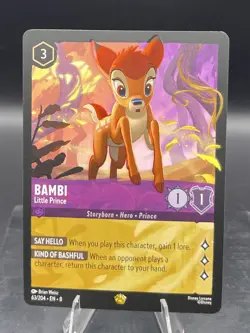 Disney Lorcana-Reign of Jafar-Bambi - Little Prince-#63-Regular-NM - Image 1