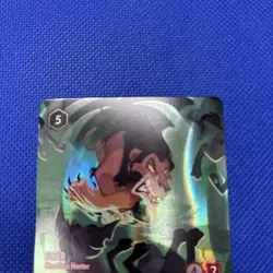 Disney Lorcana Scar Heartless Hunter #14/P2 Store Championship Promo Enchanted - Image 2