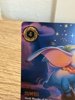 ~Disney Lorcana ENCHANTED Dumbo Ninth Wonder Of The Universe 228/204 - Image 2