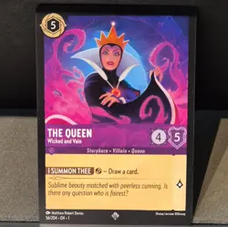 2023 DISNEY LORCANA - The Queen 56/204 - The First Chapter - LEGENDARY - TCG - Image 1
