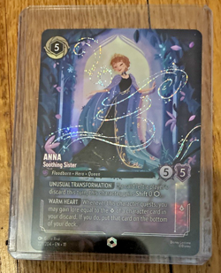 Enchanted Anna Soothing Sister Disney Lorcana Winterspell 227/204 Beautiful AF - Image 1