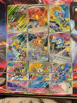 First Partner Illustration Collection Full Set 9 Cards Mint Pack Fresh Pokemon - Image 1