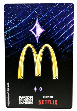 New McDonald’s K-POP Demon Hunters - Saja Boys Holo Group Photo Card + VIP Code - Image 2