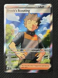 Brock's Scouting 179/159 Full Art - SV09: Journey Together Pokemon Card - Image 1