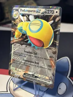 Pokemon TCG Dundunsparce EX Double Rare Holo Card 121/159 Journey Together NM - Image 2