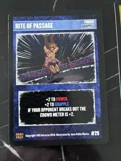 Hangman Adam Page Supershow Card Set SRG Universe AEW OOP Rare - Image 4