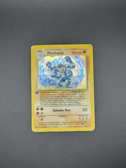 Pokemon Cards Machamp and Magneton Base Set HP - Image 1