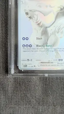 Pokemon TCG- Reshiram EX-White Flare Card 173/086- Ace 10 Perfect Subgrades, UK - Image 4