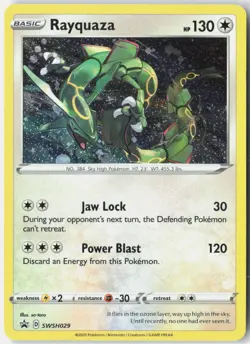 Rayquaza - Holo Promo SWSH: Sword & Shield Promo Cards SWSH029 NM - Image 1