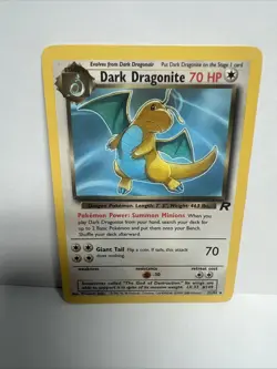 Pokemon Dark Dragonite TCG Card 22/82 Non-Holo, LP To MP - Image 1