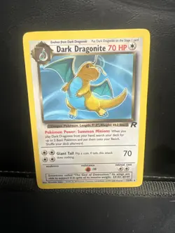 Pokemon Dark Dragonite TCG Card 22/82 Non-Holo, LP To MP - Image 3
