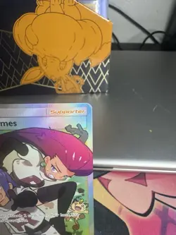 Pokemon TCG Hidden Fates Trainer Jesse and James Ultra Rare Full Art Card 68/68 - Image 3