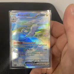 Pokemon TCG Altaria EX Holo Card Sv04: Paradox Rift 253/182 NM - Image 1