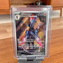 Pokemon TCG Ceruledge Illustration Rare Holo Card Sv08: Surging Sparks 197/191 - Image 1