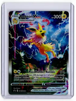 JOLTEON VMAX SWSH184 SWORD & SHIELD PROMOS FULL-ART POKEMON CARD - Image 1