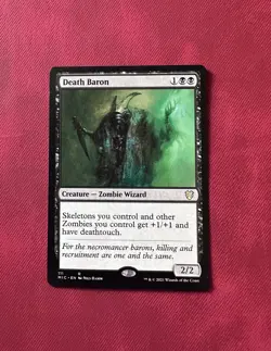 Death Baron - NM - MTG Commander: Midnight Hunt - Magic the Gathering - Image 1