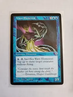 Wave Elemental - Mirage - MTG Magic - Uncommon - Blue Creature - Image 1